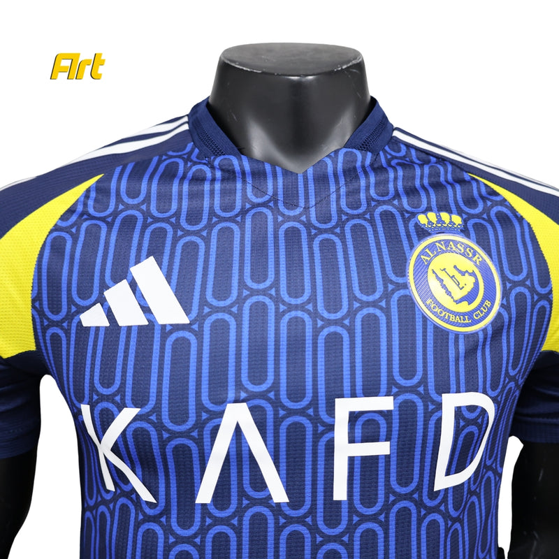 Camisa Al Nassr II Cristiano Ronaldo 24/25 Versão Jogador Azul