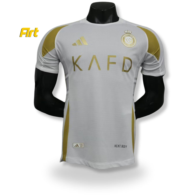 Camisa Al Nassr III Cristiano Ronaldo 2024/25 Versão Jogador Branco