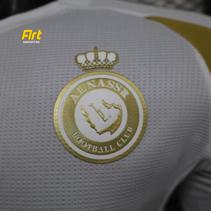 Camisa Al Nassr III Cristiano Ronaldo 2024/25 Versão Jogador Branco