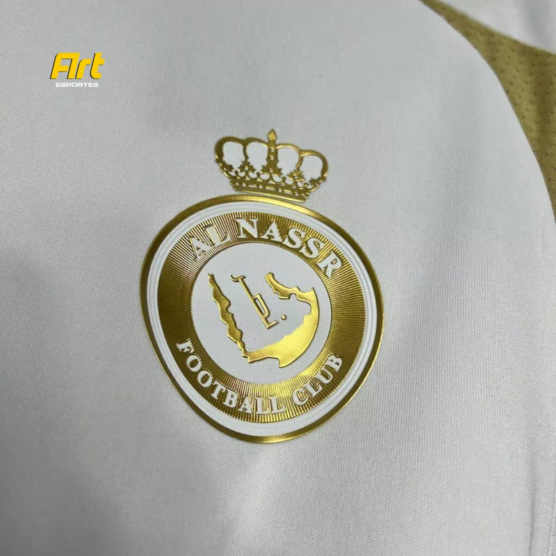 Camisa Al Nassr III Cristiano Ronaldo 24/25 Versão Torcedor Branco