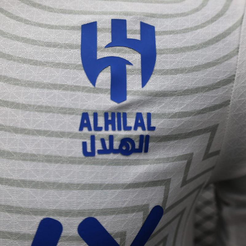 Camisa Al Hilal II 24/25 Puma Versão Jogador Branca e Azul