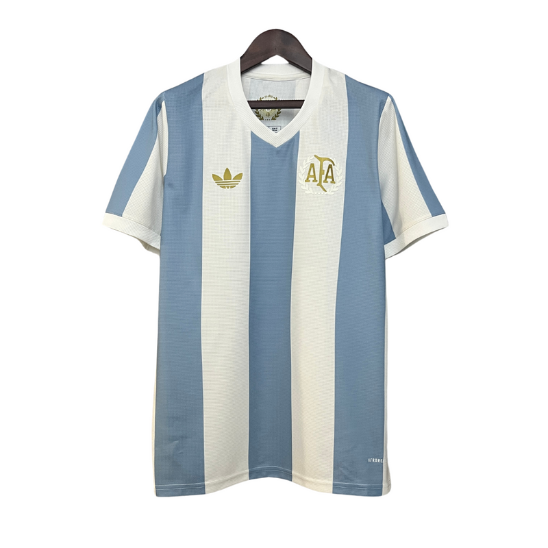 Camisa Argentina 50 Anos Adidas 2024/25 - Versão torcedor Azul Branco