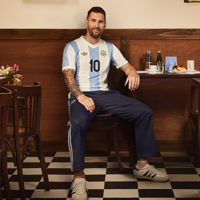 Camisa Argentina 50 Anos Adidas 2024/25 - Versão torcedor Azul Branco