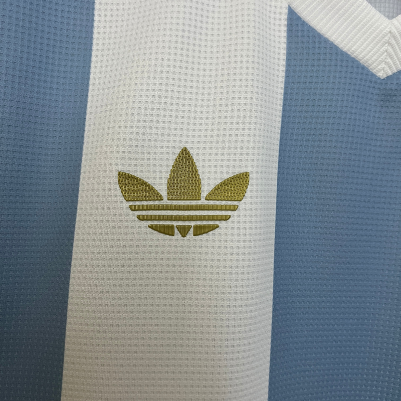 Camisa Argentina 50 Anos Adidas 2024/25 - Versão torcedor Azul Branco