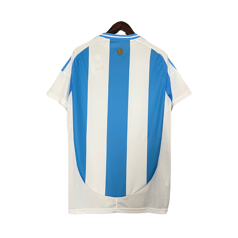 Camisa Argentina I Titular Adidas 24/25 Home - Versão Torcedor Azul Branco - Seleção Argentina Messi