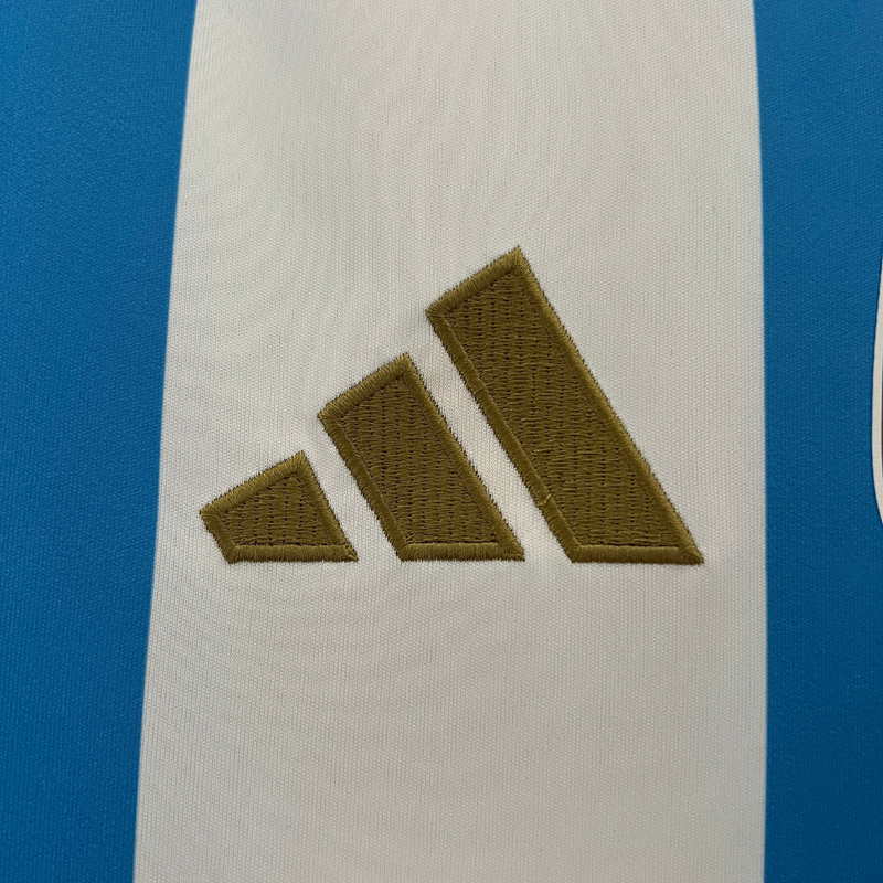 Camisa Argentina I Titular Adidas 24/25 Home - Versão Torcedor Azul Branco - Seleção Argentina Messi