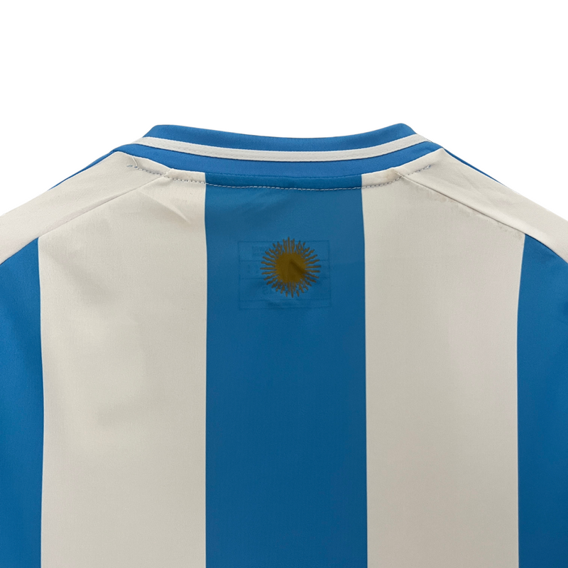 Camisa Argentina I Titular Adidas 24/25 Home - Versão Torcedor Azul Branco - Seleção Argentina Messi