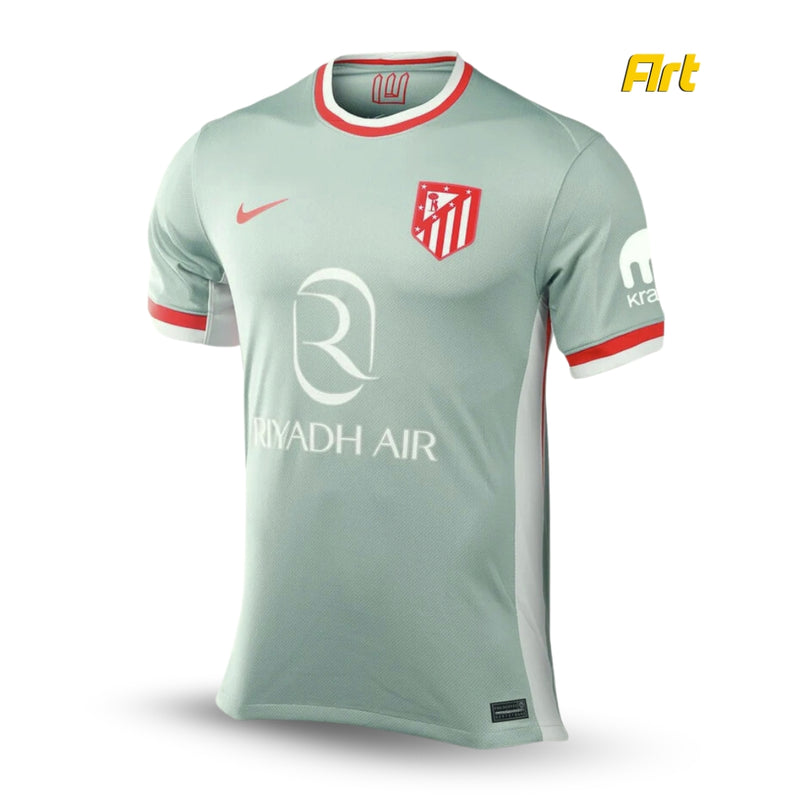 Camisa Atlético de Madrid II 24/25 - Versão Torcedor Azul Oceano Vermelho Branco - Nike