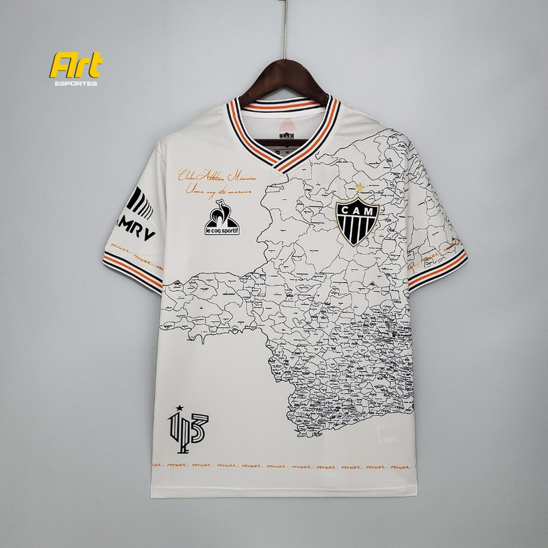 Camisa Atlético Mineiro Edição Especial Masculina 21/22 - Versão Torcedor Off White