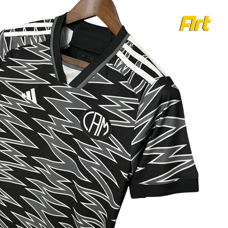 Camisa Atlético Mineiro III Feminina Adidas 24/25 - Versão Torcedor Cinza