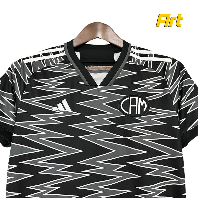 Camisa Atlético Mineiro III Feminina Adidas 24/25 - Versão Torcedor Cinza