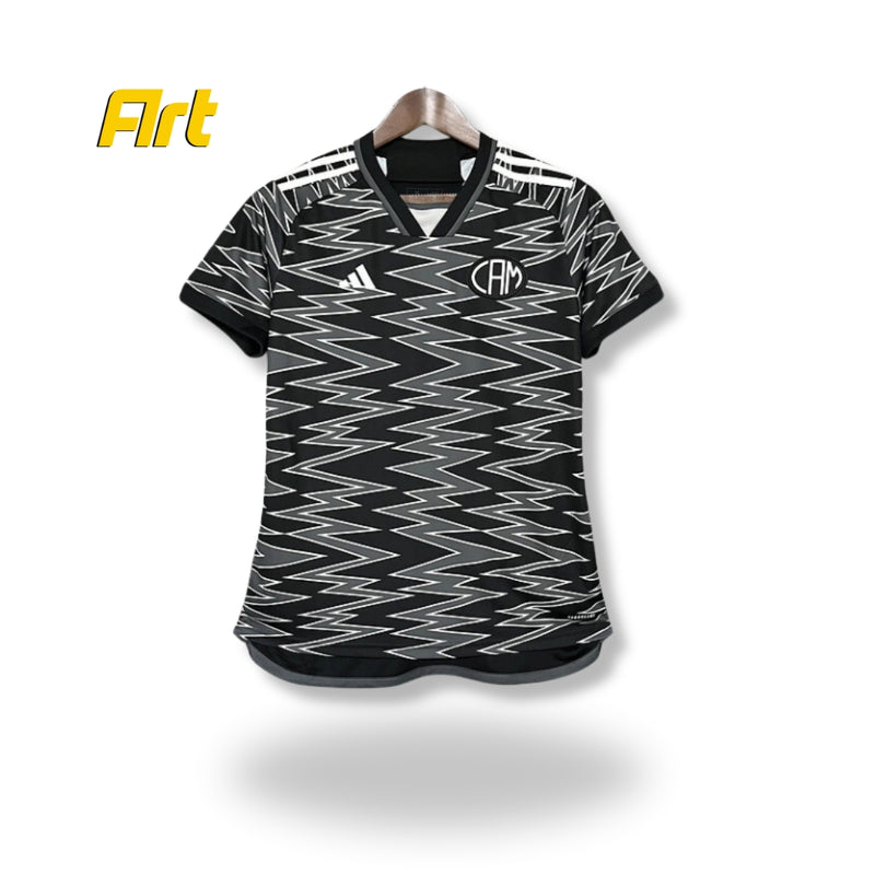 Camisa Atlético Mineiro III Feminina Adidas 24/25 - Versão Torcedor Cinza