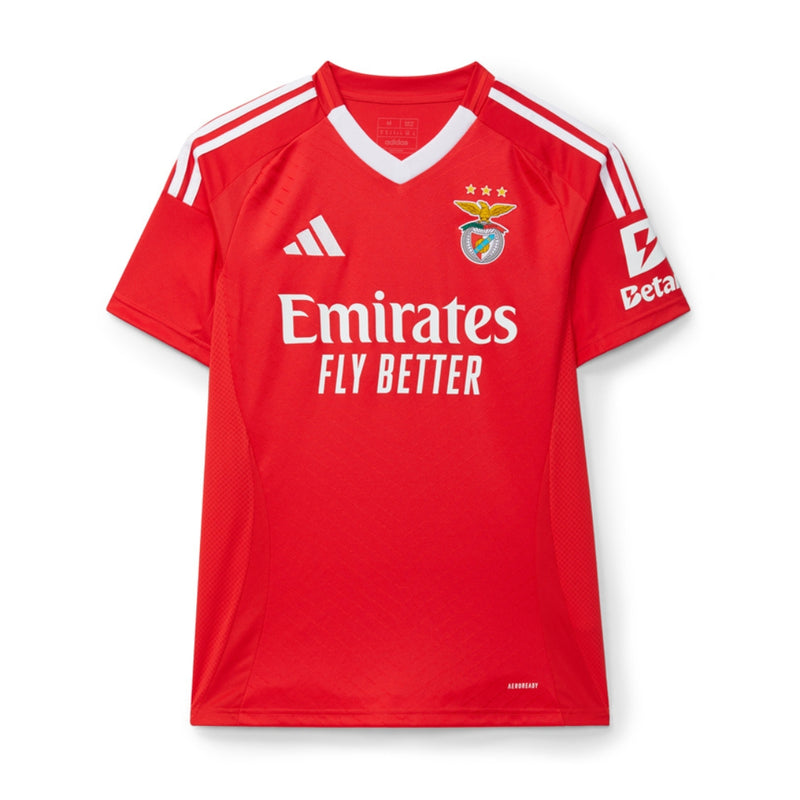 Camisa Benfica I Titular 24/25 Versão Torcedor Vermelho Branco Home