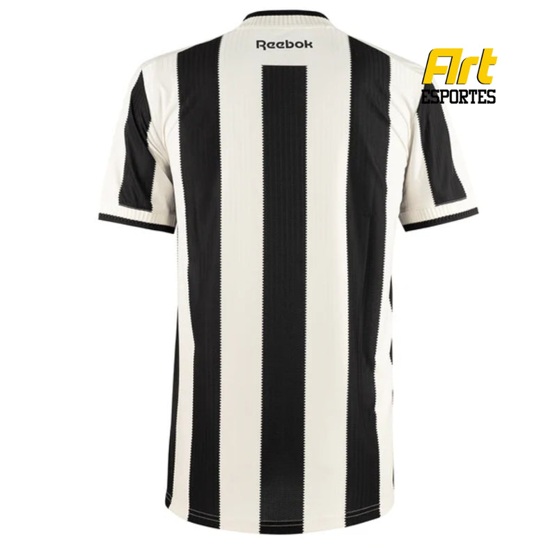 Camisa Botafogo I Masculina 24/2025 + Brinde Chaveiro - Versão Torcedor Preto Branco