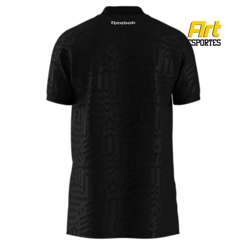 Camisa Botafogo II Masculina 23/2024 Reebok Versão Torcedor Preto Branco