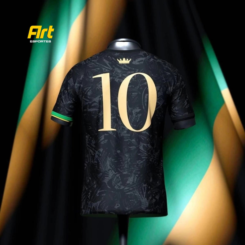 Camisa ''O Rei'' Pelé 10 Brasil 24/25 - Versão Torcedor Preto