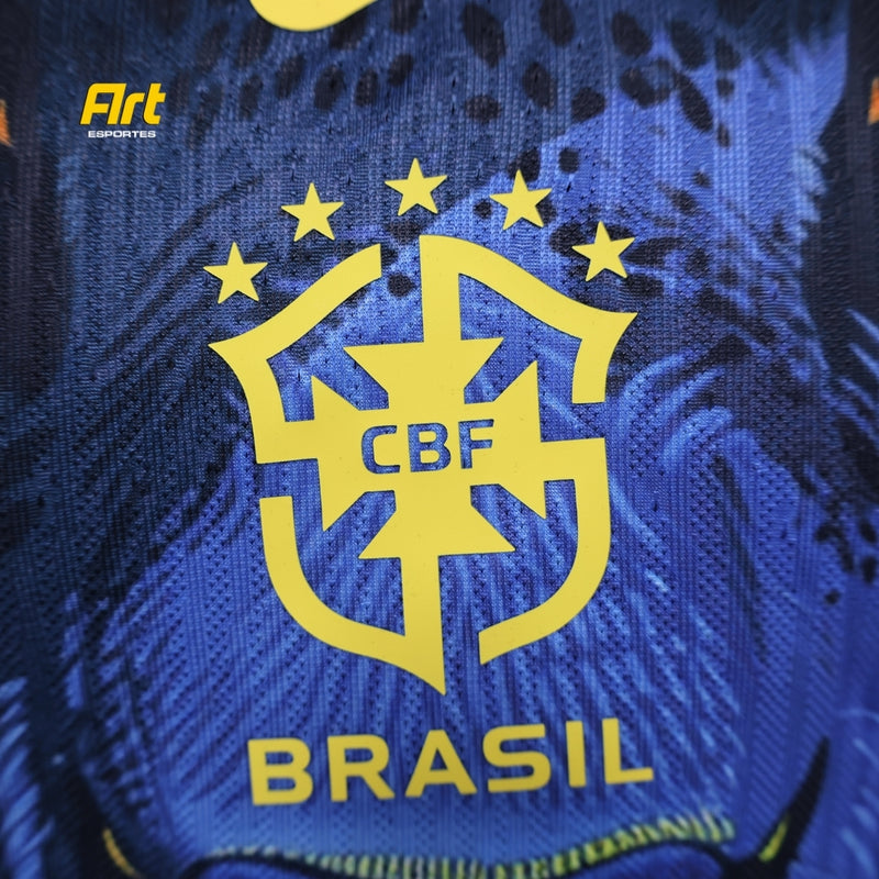 Camisa Brasil Concept 2024/25 - Versão Jogador Azul