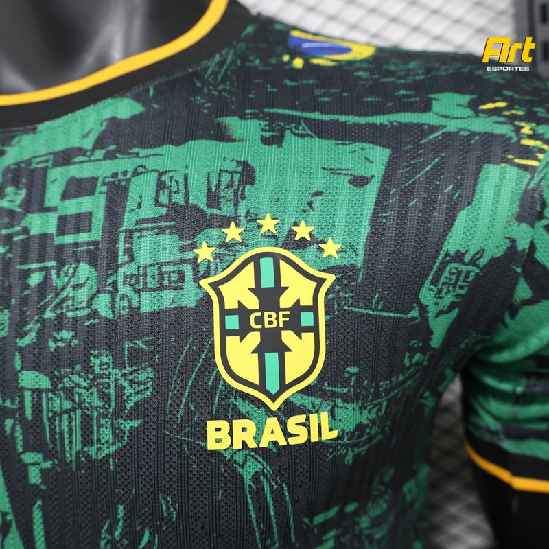 Camisa Brasil Concept 2024/25 - Versão Jogador Verde