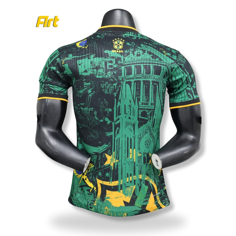 Camisa Brasil Concept 2024/25 - Versão Jogador Verde