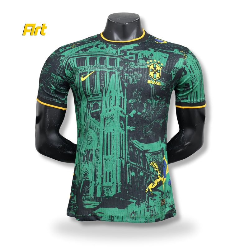 Camisa Brasil Concept 2024/25 - Versão Jogador Verde