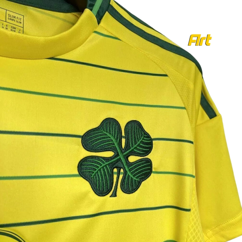 Camisa Celtic II Away 24/25 s/n° Torcedor Masculino - Amarelo