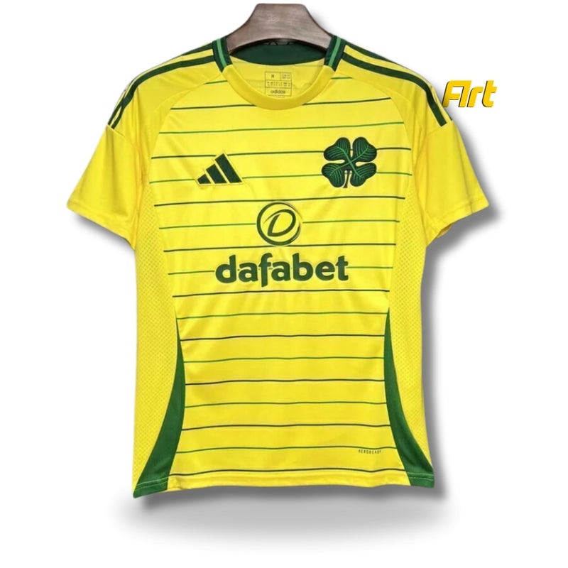 Camisa Celtic II Away 24/25 s/n° Torcedor Masculino - Amarelo