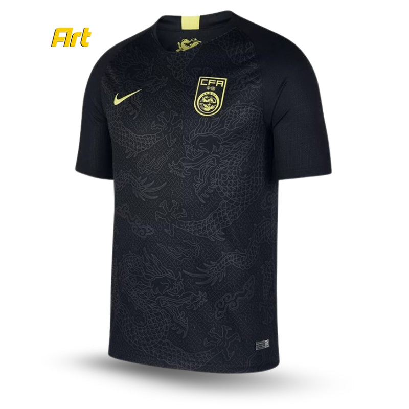 Camisa China I 18/19 Nike - Versão Torcedor Preto