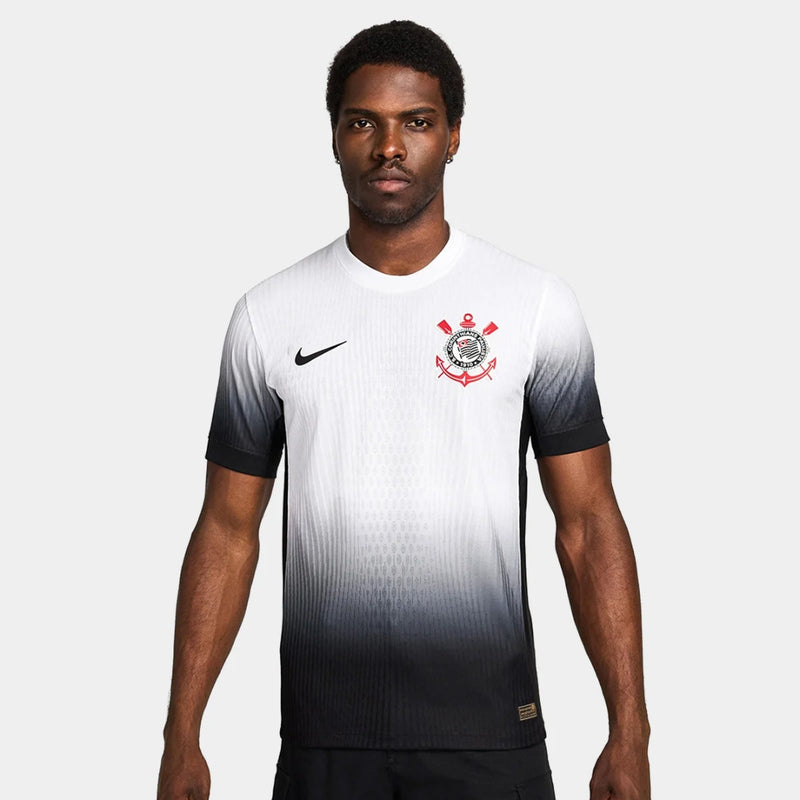 Camisa Corinthians I 24/25 Nike - Versão Jogador Branco Degradê