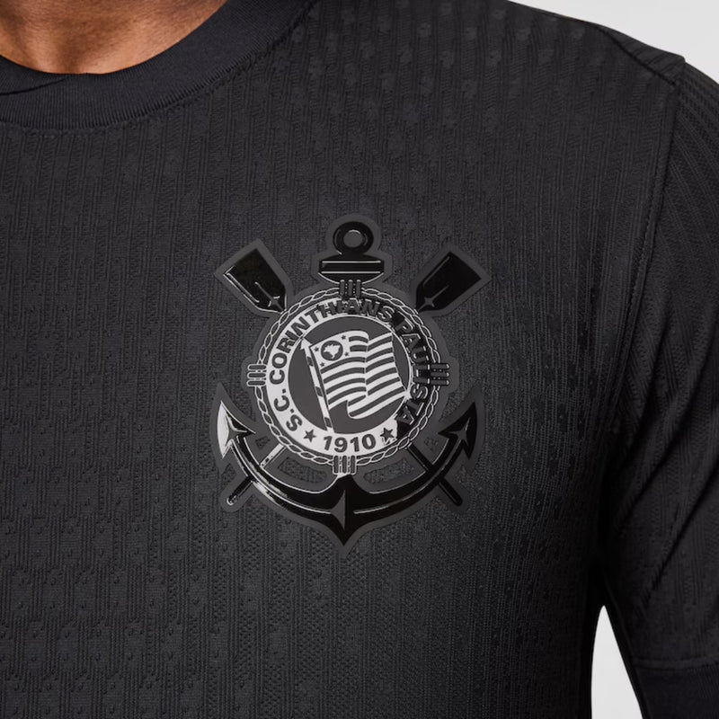 Camisa Corinthians II 24/25 Nike - Versão Jogador Preto All Black