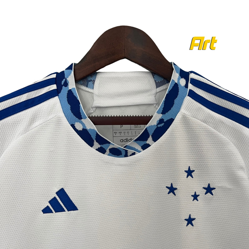 Camisa Cruzeiro II Feminino Adidas 24/25 - Versão Torcedor Branco