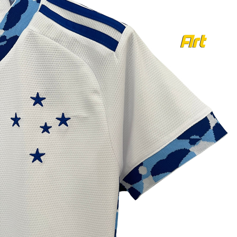 Camisa Cruzeiro II Feminino Adidas 24/25 - Versão Torcedor Branco