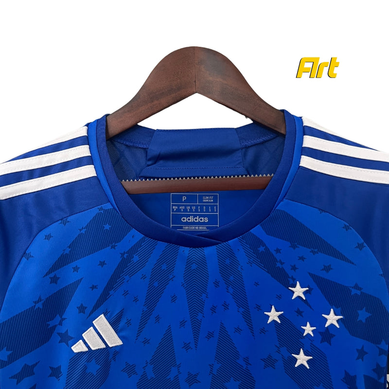 Camisa Cruzeiro I Feminino Adidas 24/25 - Versão Torcedor Azul