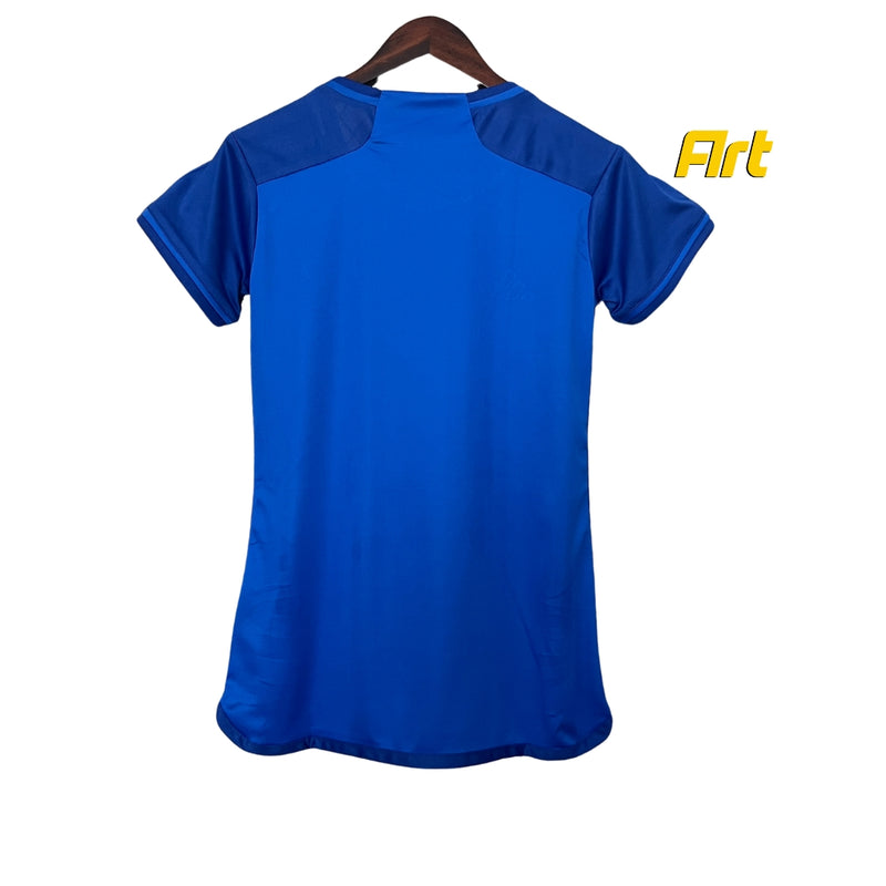 Camisa Cruzeiro I Feminino Adidas 24/25 - Versão Torcedor Azul