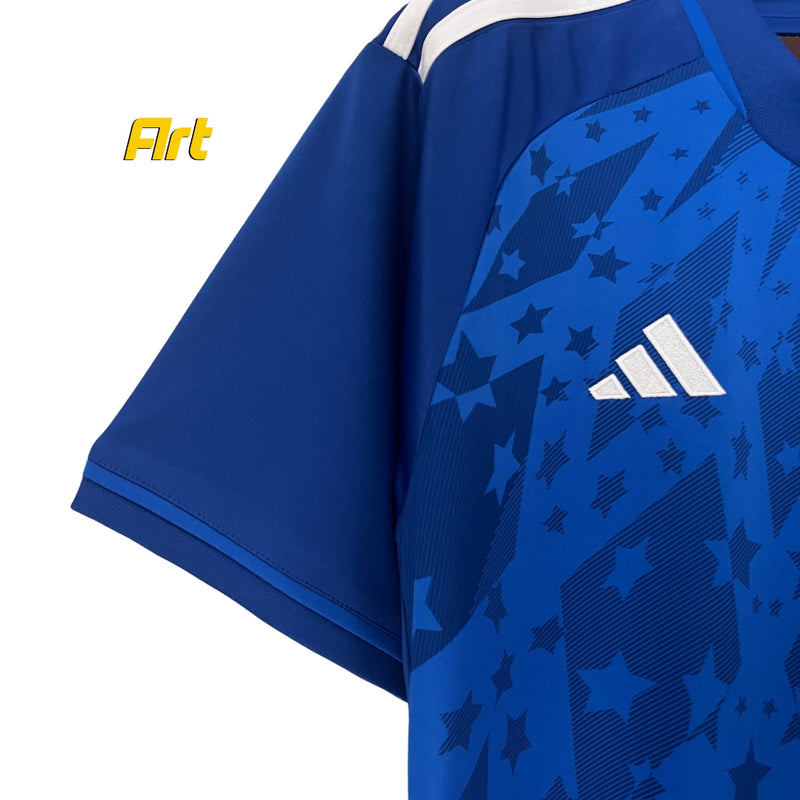 Camisa Cruzeiro I Masculina Adidas 24/25 - Versão Torcedor Azul