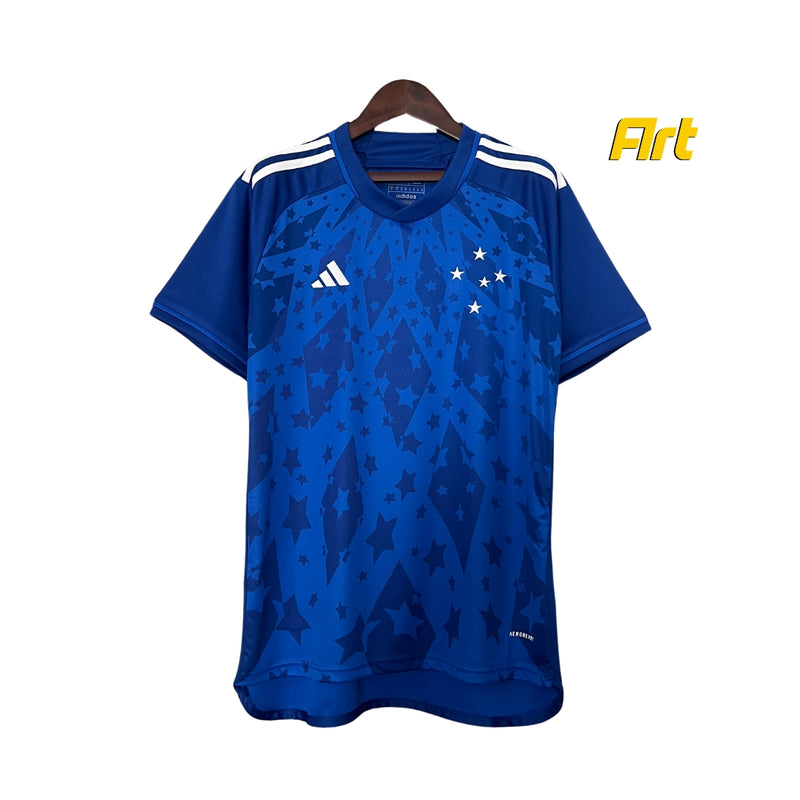 Camisa Cruzeiro I Masculina Adidas 24/25 - Versão Torcedor Azul