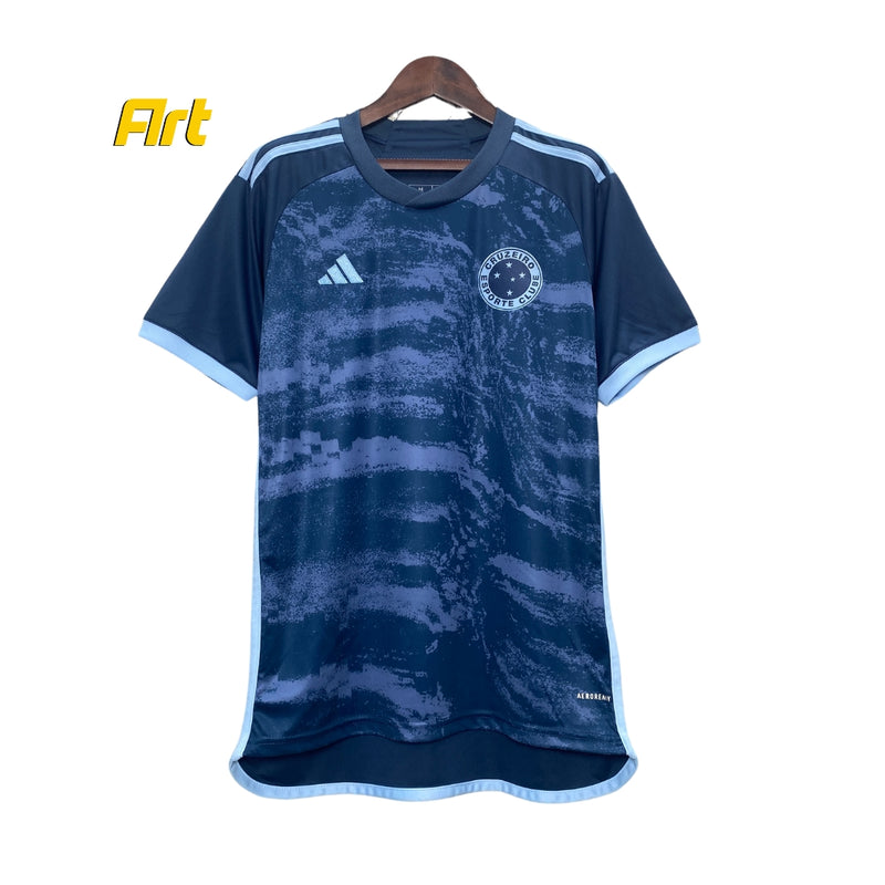 Camisa Cruzeiro III Masculina Adidas 24/25 - Versão Torcedor Azul