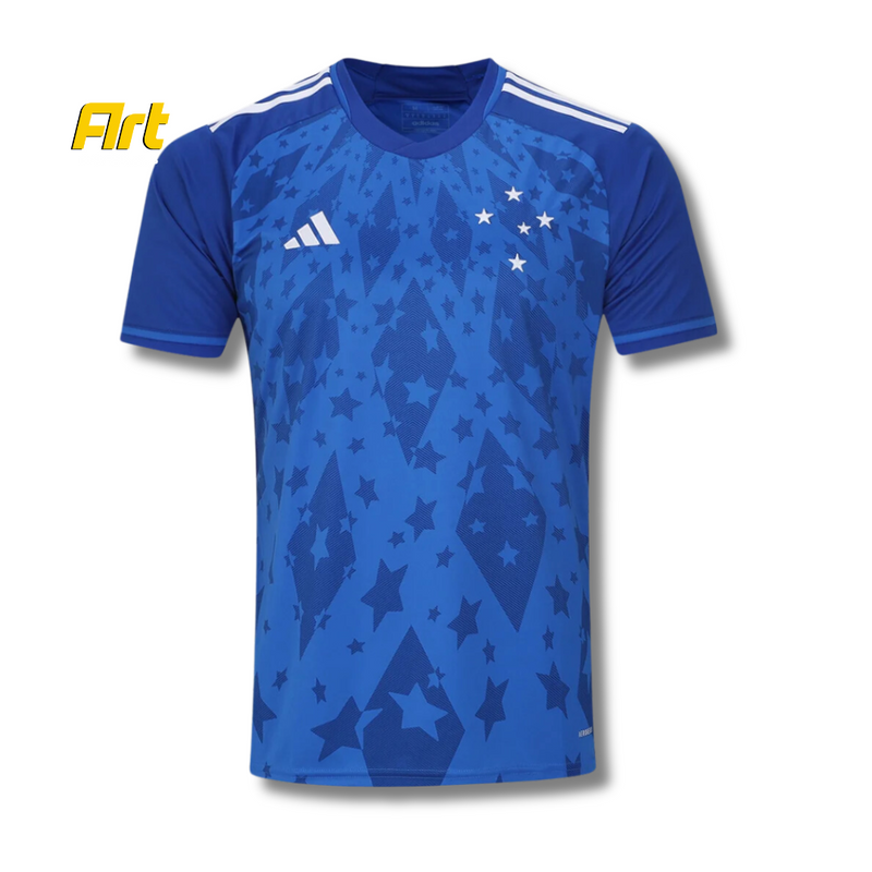 Camisa Cruzeiro I Masculina Adidas 24/25 - Versão Torcedor Azul