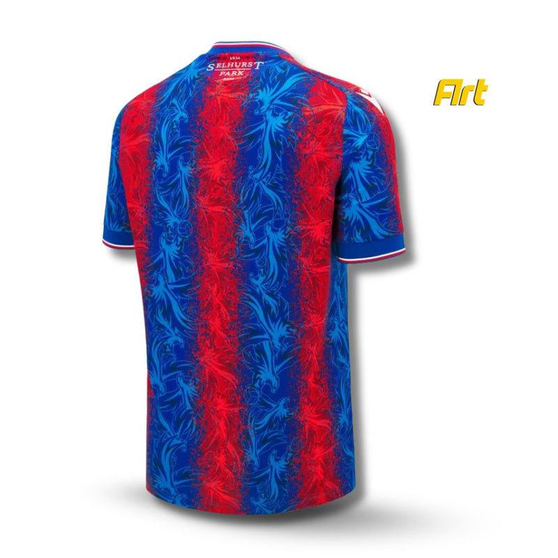 Camisa Crystal Palace I 24/25 Versão Torcedor Macron - 100 Anos Selhurst Park