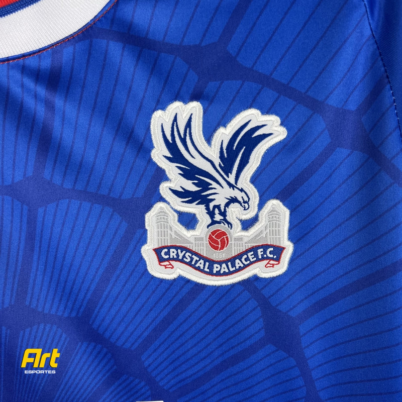 Camisa Crystal Palace I Macron Home 2023/24 - Versão Torcedor