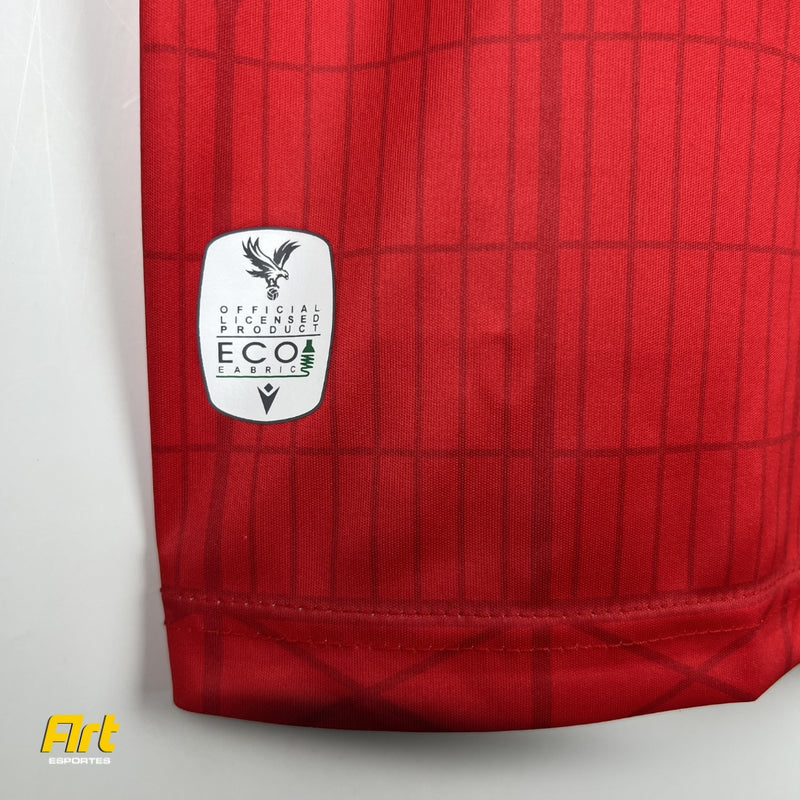 Camisa Crystal Palace I Macron Home 2023/24 - Versão Torcedor