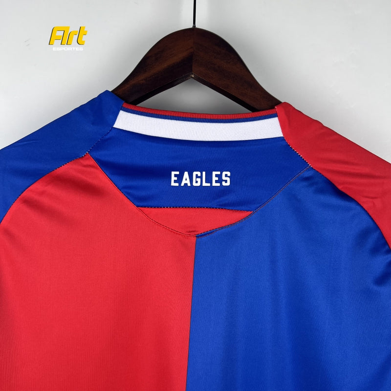 Camisa Crystal Palace I Macron Home 2023/24 - Versão Torcedor