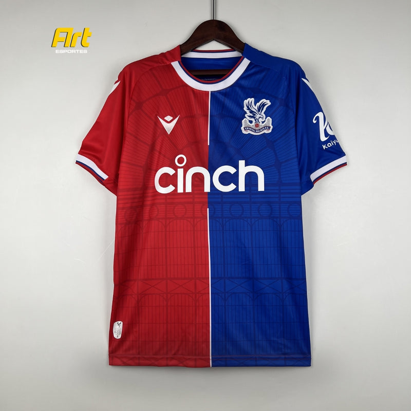 Camisa Crystal Palace I Macron Home 2023/24 - Versão Torcedor