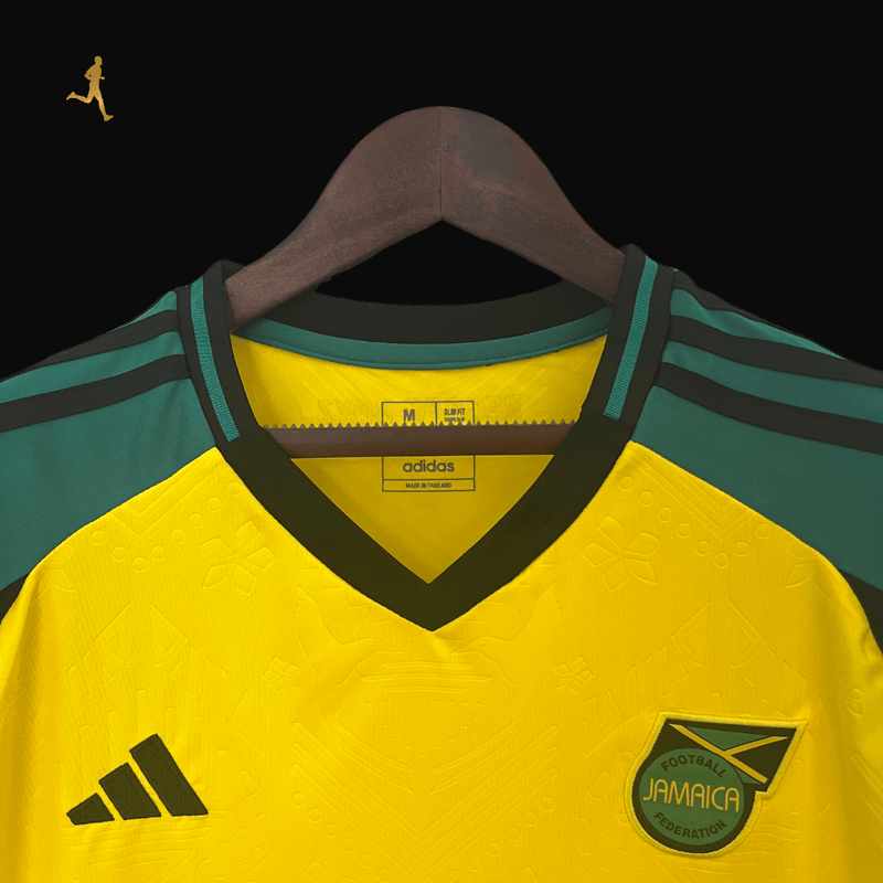 Camisa Titular Jamaica Versão torcedor Adidas Home - Adidas 2024/2025 Amarelo, preto e verde