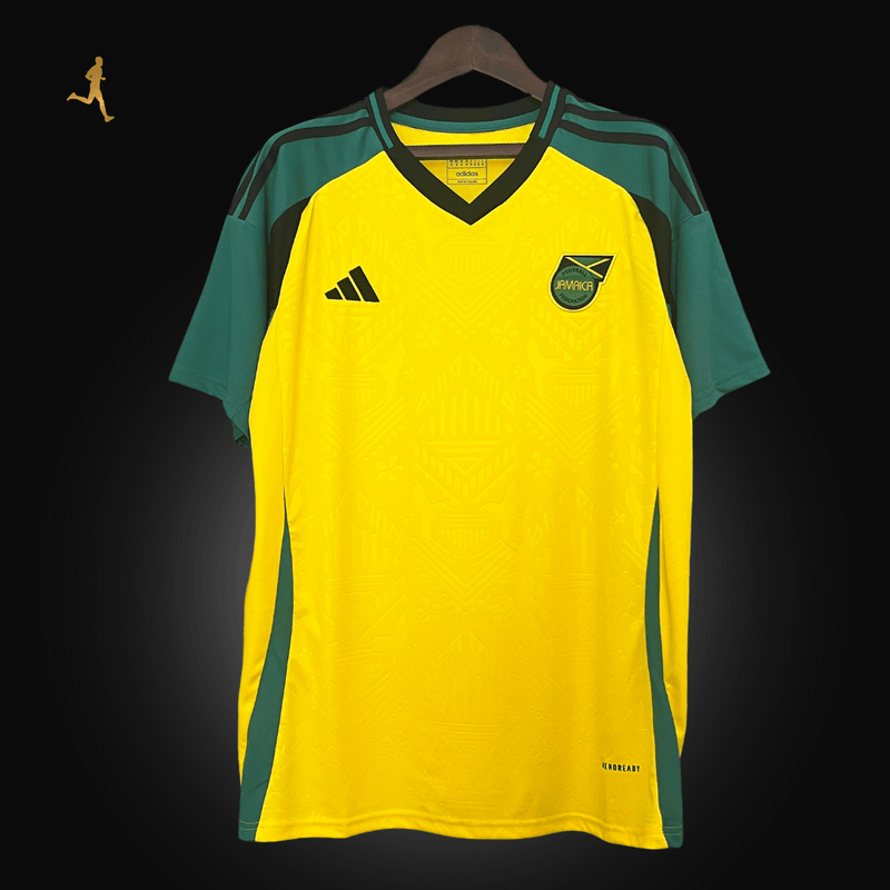 Camisa Titular Jamaica Versão torcedor Adidas Home - Adidas 2024/2025 Amarelo, preto e verde