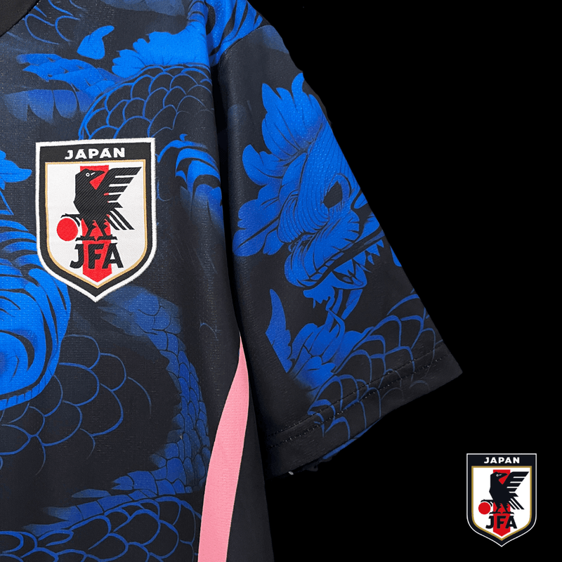 Camisa Japão Adidas Concept  - Versão Torcedor 24/25 Azul, Branco, Vermelho, Dragão Seleção Japonesa Concept