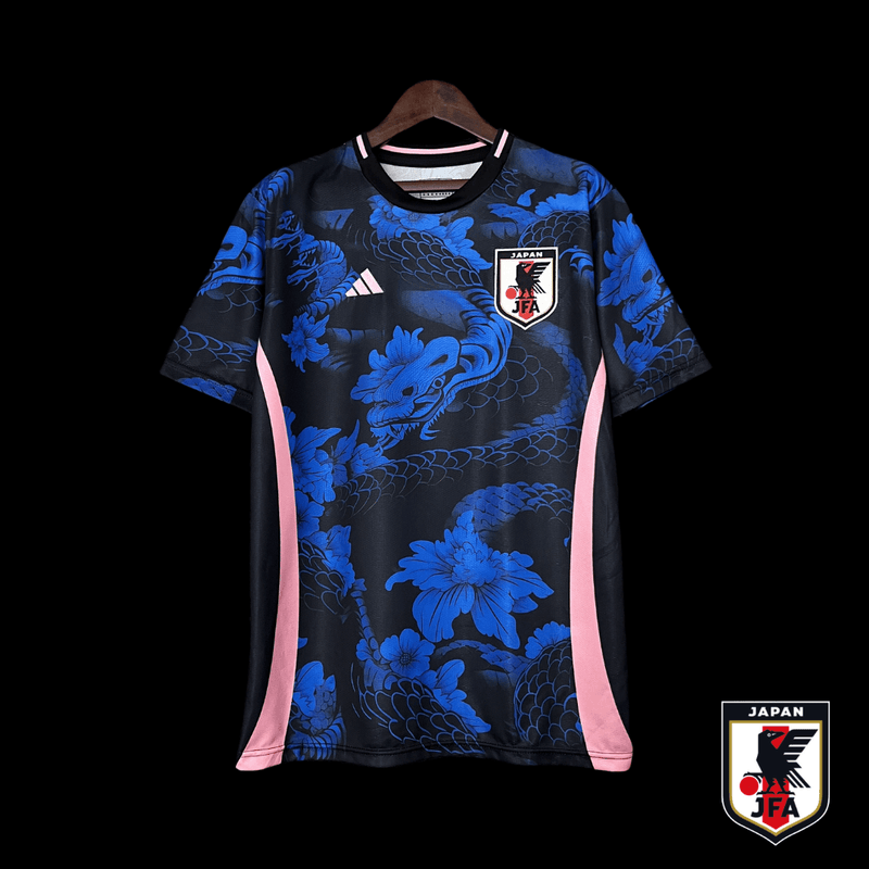 Camisa Japão Adidas Concept  - Versão Torcedor 24/25 Azul, Branco, Vermelho, Dragão Seleção Japonesa Concept