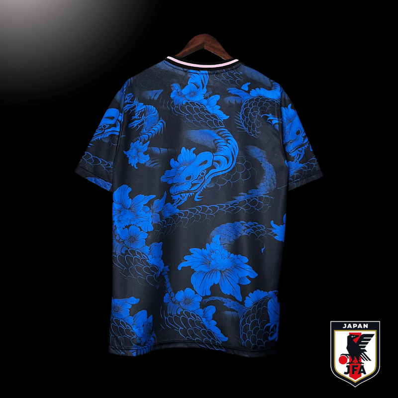 Camisa Japão Adidas Concept  - Versão Torcedor 24/25 Azul, Branco, Vermelho, Dragão Seleção Japonesa Concept