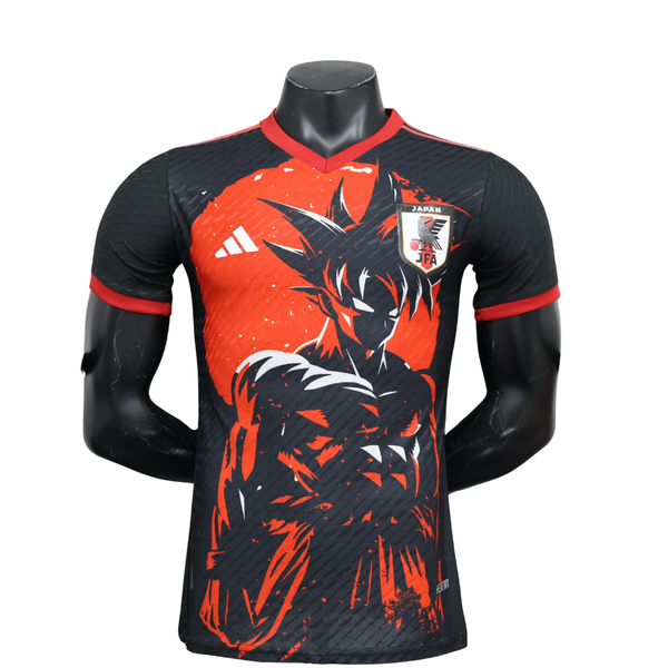 Camisa do Japão Edição Especial Goku 2024 - Versão Jogador 2025 Dragon Ball Red
