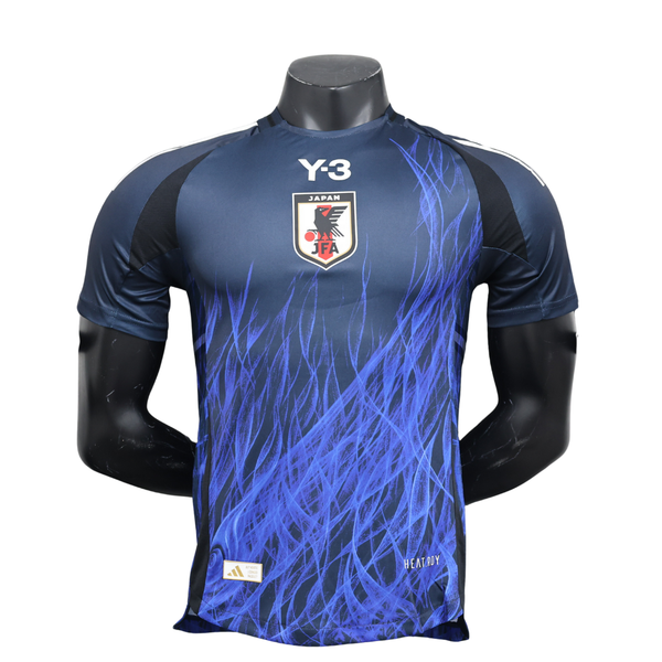 Camisa do Japão Y3 Edição Especial 2025 - Versão Jogador Preto Azul