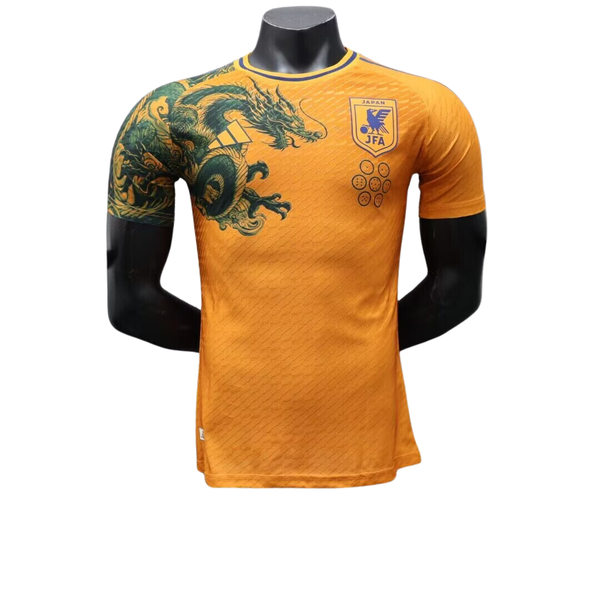Camisa do Japão Y3 Dragão Edição Especial 2025 - Versão Jogador Laranja Verde